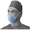 Medline Cone-style Face Mask, Blue, 50 PK MIINON27381 - alternate 1